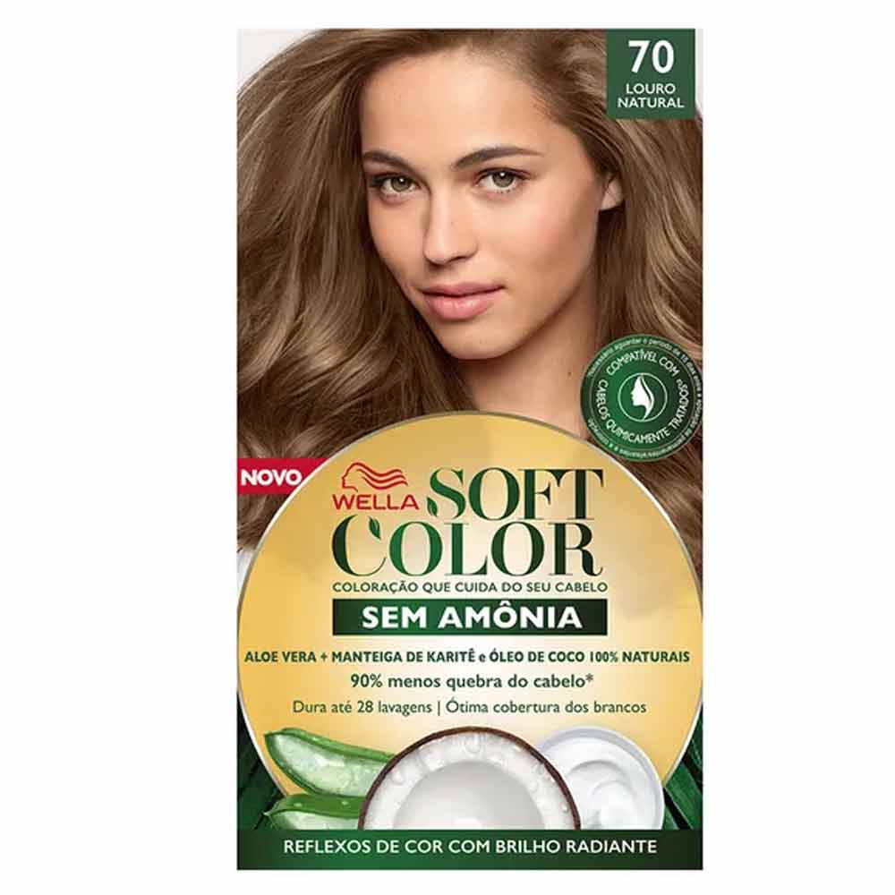 Kit Tonalizante Soft Color Louro Natural - 70 - Danny Cosmeticos