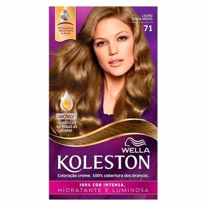 Coloração Koleston Kit Louro Cinza Médio - 71