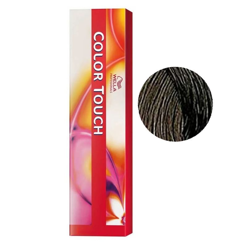 Tonalizante Color Touch 71 Louro Médio Acinzentado Wella Professionals 60g Danny Cosmeticos 6458