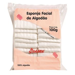 Esponja Facial De Algodão Sussex 100g