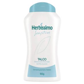 Talco Perfumado Para Pés Sensitive Herbíssimo 100g