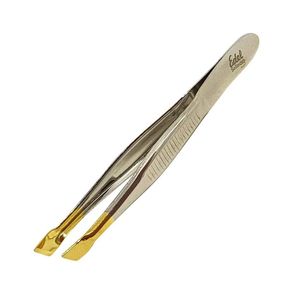 Pinça Ponta Oblíqua De Ouro Edel Solingen Ref 2211-202