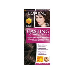 Casting Creme Gloss - Coloração Nutri Brilho Sem Amônia - Castanho Claro 500