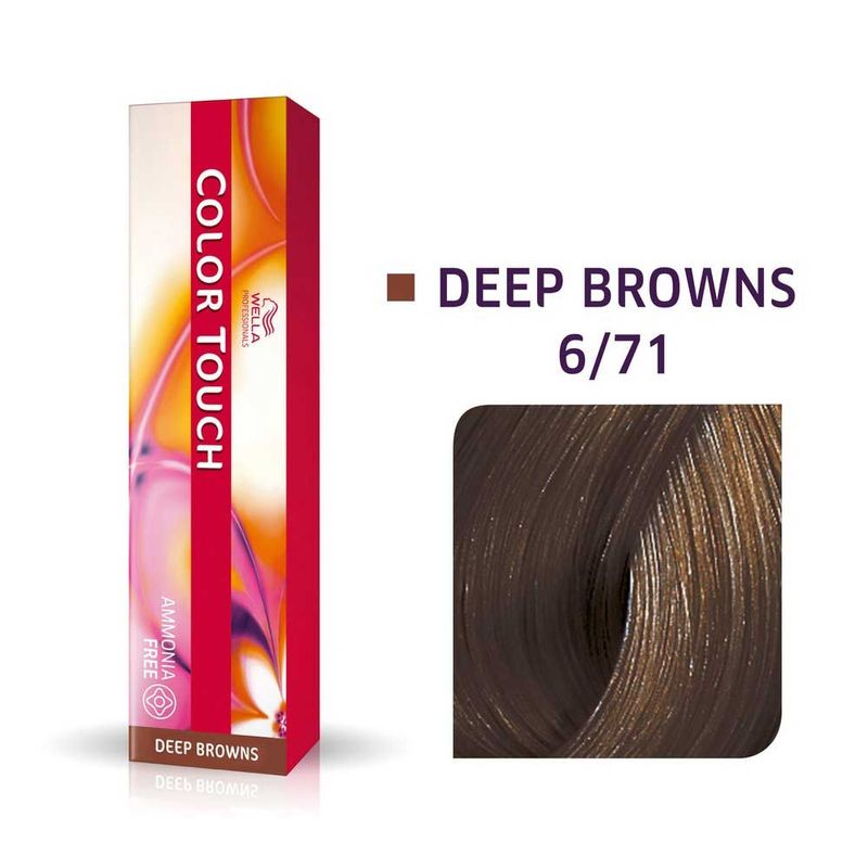 Tonalizante-Color-Touch-6-71-Louro-Escuro-Marrom-Acinzentado-Wella-Professionals---60g