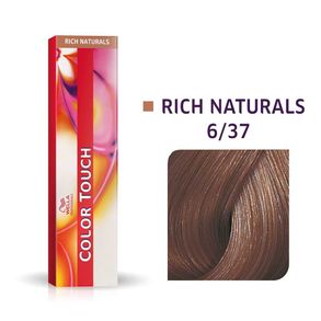Tonalizante Color Touch 6/37 Louro Escuro Dourado Marrom Wella Professionals - 60g