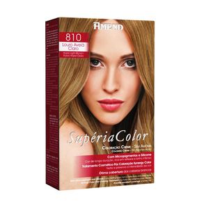 Kit Tonalizante Supéria Color Amend Louro Avelã Claro 810