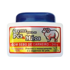Creme Para Mãos E Pés San Jully Sebo De Carneiro - 240g
