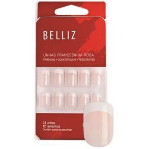 Unhas Postiças Francesinha Rosa - 1204