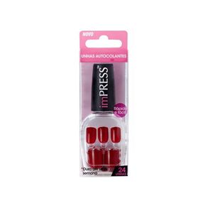 Impress - Unhas Autocolantes Kiss Ny - Tweetheart - Curta