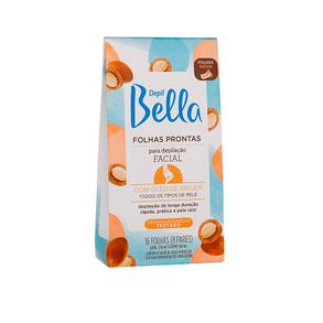 Folhas Prontas Depil Bella Facial Argan - 16un