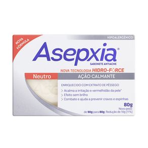 Sabonete Facial Neutro Asepxia - 80g