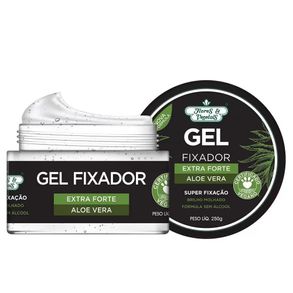 Gel Fixador Capilar Extra Forte Aloe Vera Flores & Vegetais 250g