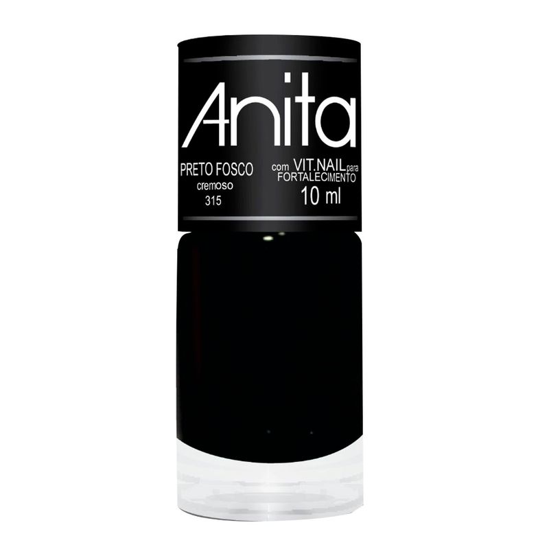 Esmalte-Anita-Cremoso---Preto-Fosco