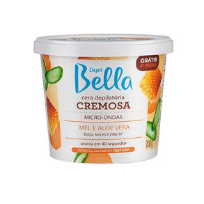 Cera Depil Bella Microondas Mel E Aloe Vera - 100g