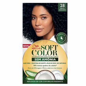 Kit Tonalizante Soft Color Preto Azulado - 28