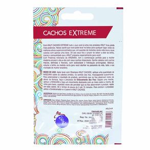Máscara Capilar Sachê Capilar Cachos Extreme Knut 30g