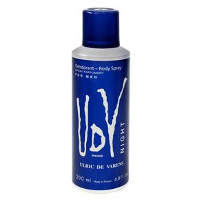 Desodorante Em Spray Ulric De Varens Udv Night Masculino  200ml