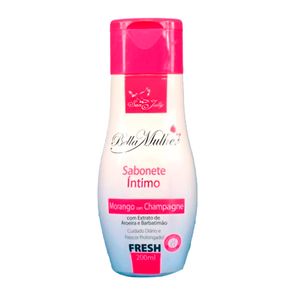 Sabonete Íntimo Bella Mulher Morango - 200ml