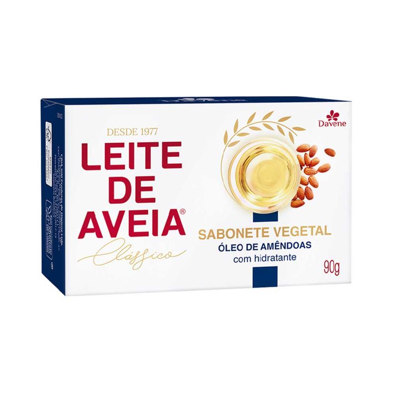 Sabonete-Vegetal-Davene-Leite-De-Aveia-Oleo-De-Amendoas---90g