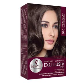 Kit Tonalizante Haskell Excllusiv Louro Escuro Acinzentado 610