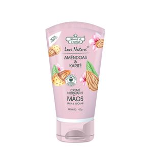 Creme Hidratante Para Mãos Uréia E Silicone Amêndoas & Karité Flores & Vegetais 100g