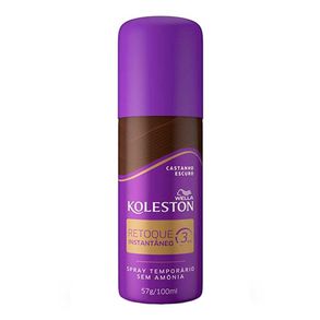 Spray Retoque De Raiz Koleston Castanho Escuro - 100ml