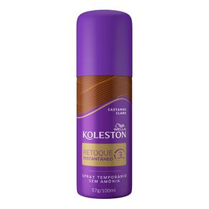 Spray Retoque De Raiz Koleston Castanho Claro - 100ml