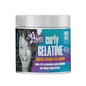 Gelatina Ativadora De Cachos Soul Power Curly Gelatine  400g