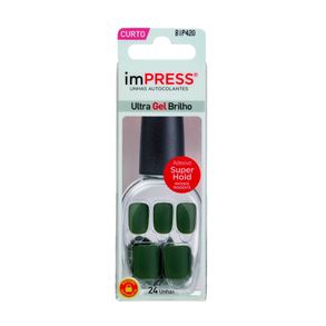 Kiss Ny Impress Color Follow Me Curto Unhas Postiças Autocolantes - Bip420br