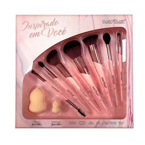 Kit De Pincéis Profissionais Inspirado Em Você Macrilan - Ed200