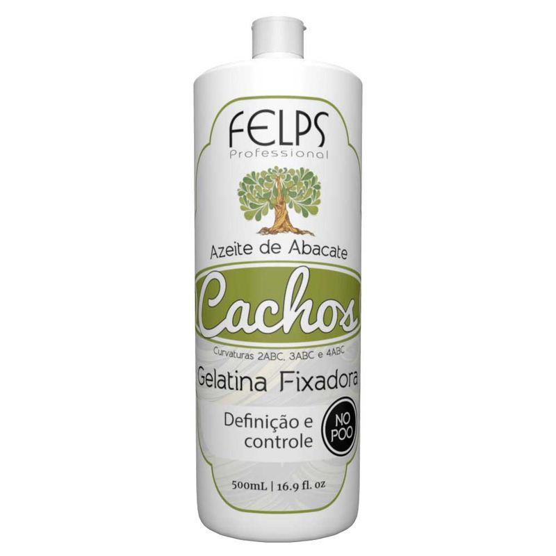 Gelatina-Fixadora-Felps-Cachos-Azeite-De-Abacate--500g