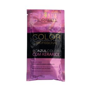 Pó Descolorante Azul Color Com Kerarice Dust Free Hidrabell 50g