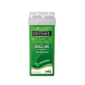 Cera Depilatória Roll-On Depimiel Alta Aderência - 100g