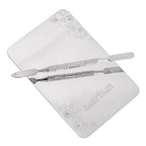 Kit De Placa E Espátula Para Maquiagem Ac-04 Macrilan