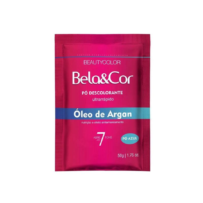 Po-Descolorante-Bela---Cor-Oleo-De-Argan-Po-Azul-Beautycolor-50g