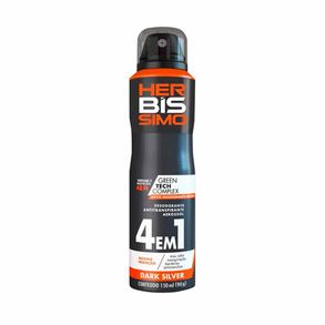 Desodorante Antitranspirante Aerossol Herbíssimo Masculino - Dark Silver