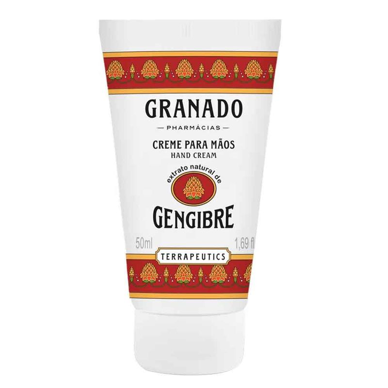 Creme-Hidratante-Para-Maos-Granado-Terrapeutics-Gengibre---50ml