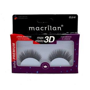 Cílios Postiços  Fios Médios E Longos Premium Cl5-6 Macrilan