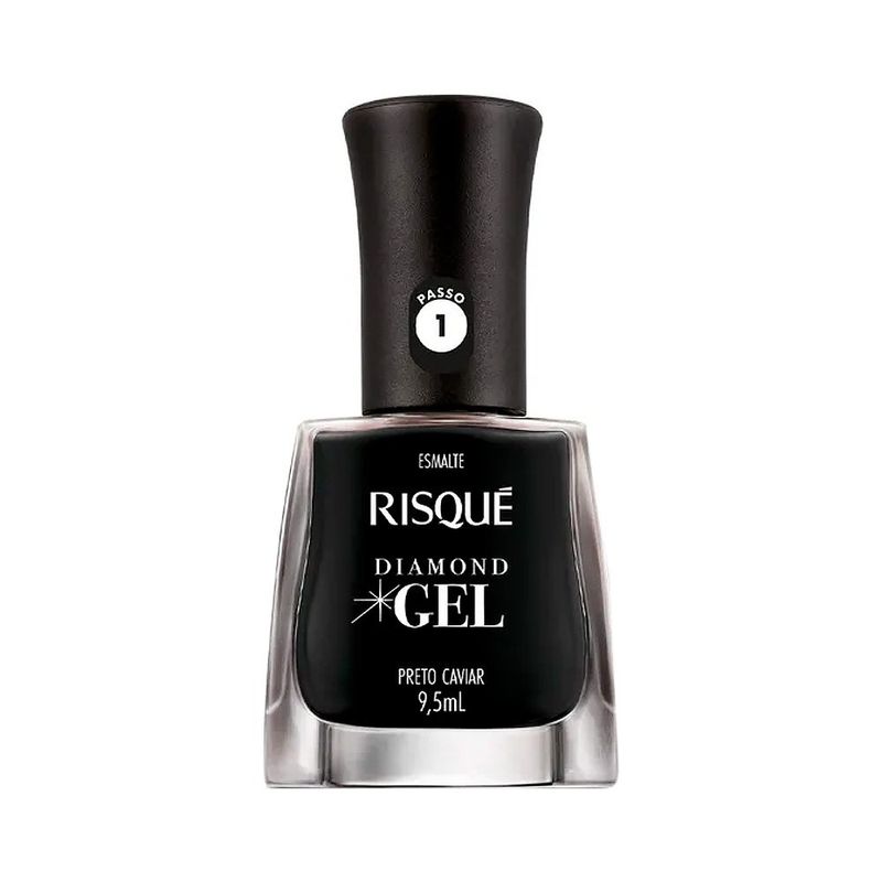 Esmalte-Risque-Diamond-Gel-Preto-Caviar-Cremoso---95ml