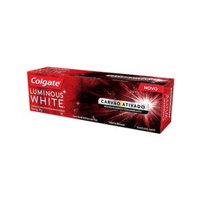Creme Dental Luminous White Carvão Ativado Colgate - 70g