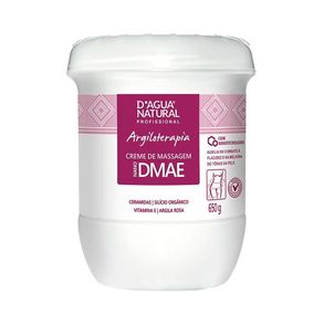 Creme De Massagem Nano Dmae D'Água Natural - 650g