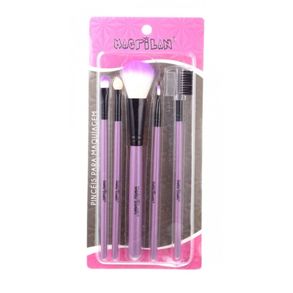 Kit De Pincel Para Maquiagem Kp5-9 Macrilan 5 Unidades