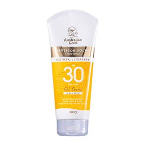 Australian Gold Gel Creme Toque Seco Fps30 Protetor Solar Corporal - 200g
