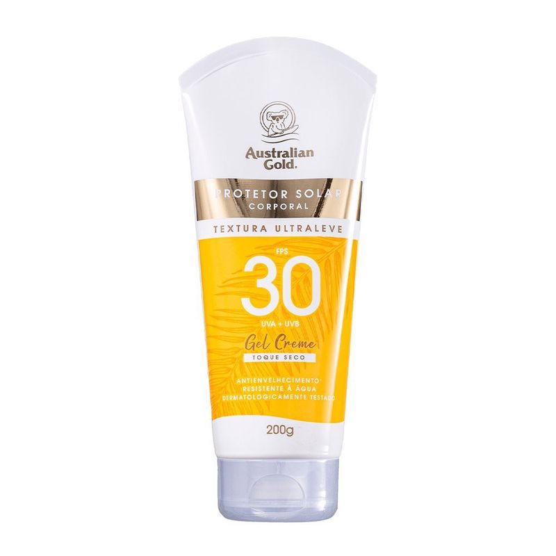 Australian-Gold-Gel-Creme-Toque-Seco-Fps30-Protetor-Solar-Corporal---200g