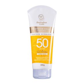 Australian Gold Gel Creme Toque Seco Fps50 Protetor Solar Corporal - 200g