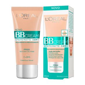 Bb Cream Efeito Matte 5 Em 1 Clara Fps50 L´Oréal 30ml