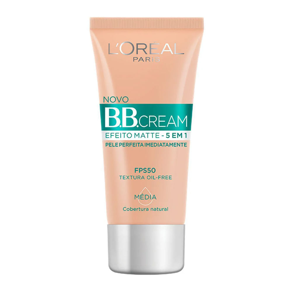 Bb Cream Efeito Matte 5 Em 1 Média Fps50 L´Oréal 30ml - Danny Cosmeticos