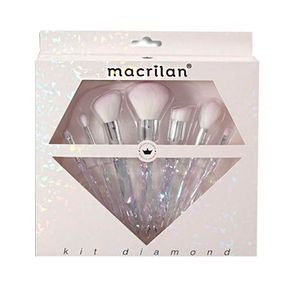 Kit De Pincéis Profissionais Para Maquiagem Diamond Macrilan - Ed003
