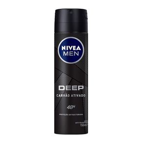 Desodorante Antitranspirante Deep Carvão Ativado Nivea Men 150ml