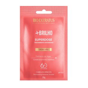 Máscara Capilar Sachê +Brilho Bio Extratus 30g